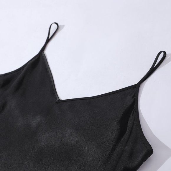 Silk Slip Dress 100% Charmeuse Bias Cut Midi NWT - Picture 7 of 8